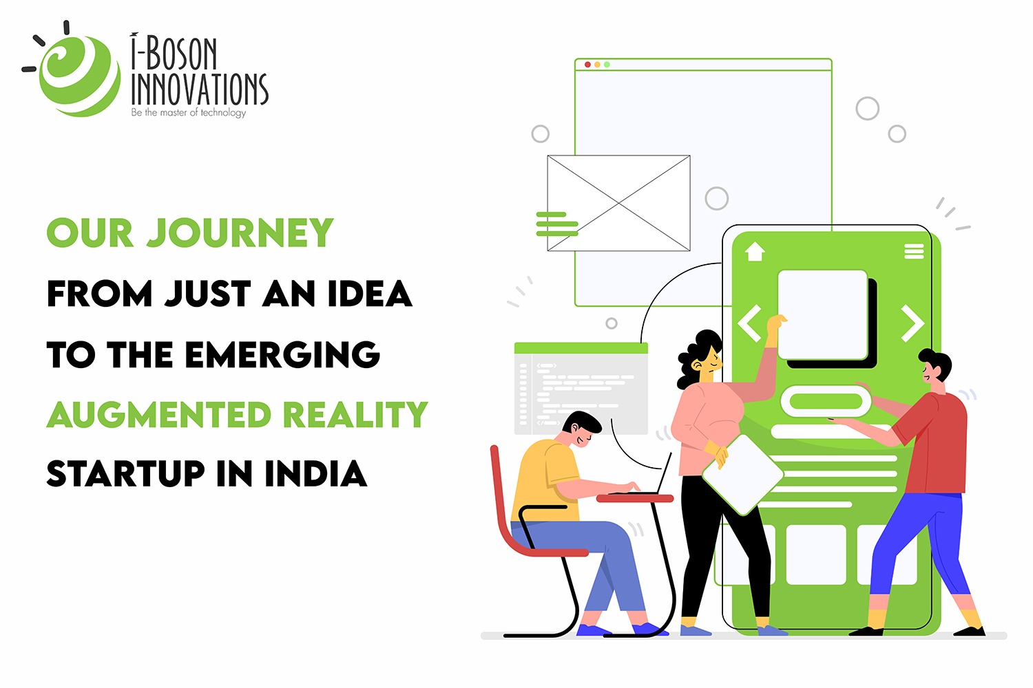 Journey of iboson to top augmented reality company in india
                       